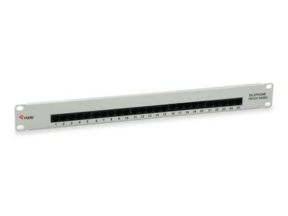 Изображение Equip 25-Port Cat.3 RJ45 ISDN Patch Panel, Light Grey