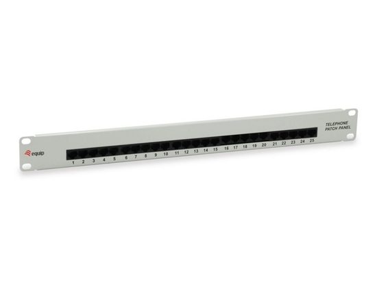 Изображение Equip 25-Port Cat.3 RJ45 ISDN Patch Panel, Light Grey