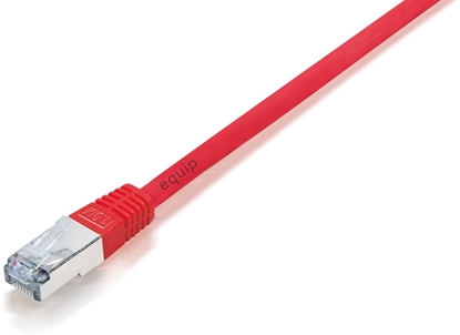 Attēls no Equip Cat.5e F/UTP 0.25m networking cable Red Cat5e F/UTP (FTP)