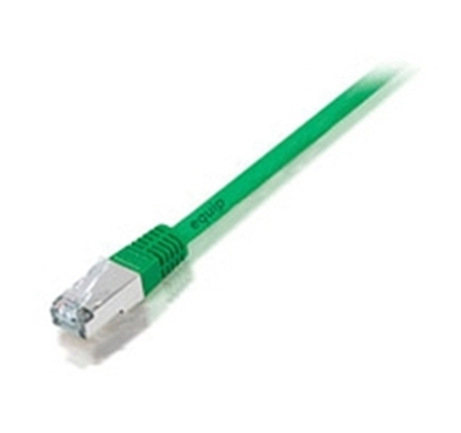 Attēls no Equip Cat.6A S/FTP Flat Patch Cable, 1m, green