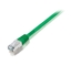Picture of Equip Cat.6A S/FTP Flat Patch Cable, 1m, green