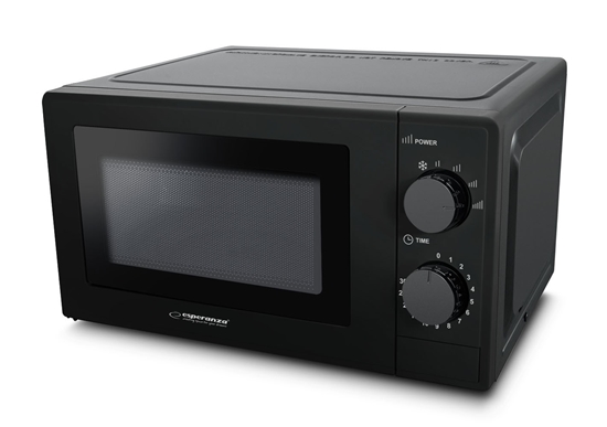 Picture of Esperanza ESTOFADO Black Solo microwave Countertop 20 L 700 W
