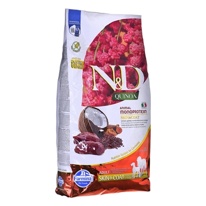Attēls no FARMINA N&D Quinoa Dog Skin&Coat Venison&Coconut Adult Medium&Maxi - dry dog food - 7 kg