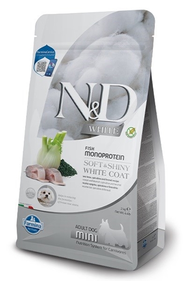 Picture of FARMINA N&D Sea Bass, Spirulina and Fennel Adult Mini - dry dog food - 2 kg