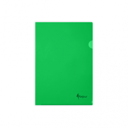 Изображение Folder L Forpus, A4, 180 microns, green, plastic