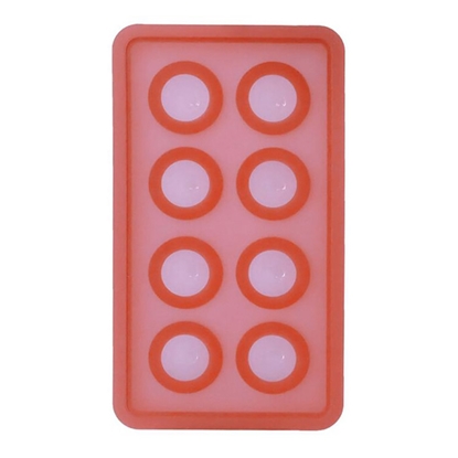 Picture of Forma ledus saldēšanai Lodītes d3.3cm silikona, sarkans