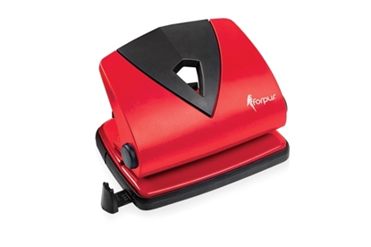 Изображение Forpus Punch hole, red, up to 30 sheets, metal 1101-024