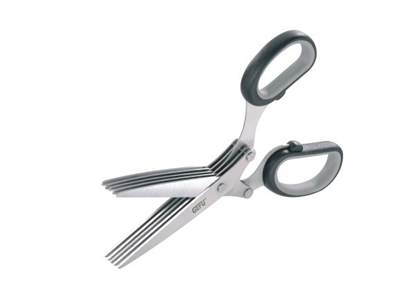 Изображение GEFU 12660 kitchen scissors 191 mm Black, Stainless steel Herb