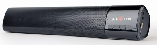 Picture of Gembird Bluetooth Soundbar with LED Light 10W Black
