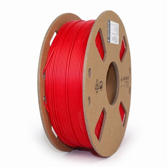 Изображение Gembird Filament PLA Red 1.75 mm 1 kg