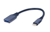 Изображение Gembird USB Type-C Male - USB Type-A Female Space Grey