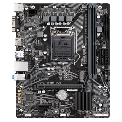 Attēls no Gigabyte H510M H V2 Motherboard - Supports Intel Core 11th CPUs, up to 3200MHz DDR4 (OC), 1xPCIe 3.0 M.2, GbE LAN, USB 3.2 Gen 1