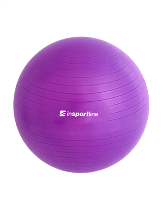 Attēls no Gimnastikos kamuolys + pompa inSPORTline Top Ball 55 cm - Dark Grey