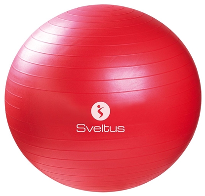 Attēls no Gimnastikos kamuolys SVELTUS Anti-Burst, 65cm, raudonas