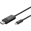 Изображение Goobay | USB-C- DisplayPort adapter cable (4k 60 Hz) | USB-C male | DisplayPort male | USB-C to DP | 1.2 m