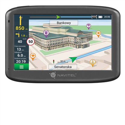 Attēls no Navitel | E505 Magnetic | 5.0" TFT LCD 480 x 272 pixels pixels | GPS (satellite) | Maps included
