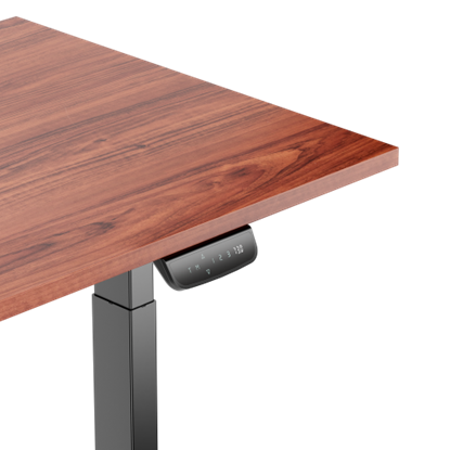 Изображение Height Adjustable Table Up Up Thor Black, Table top L Dark walnut