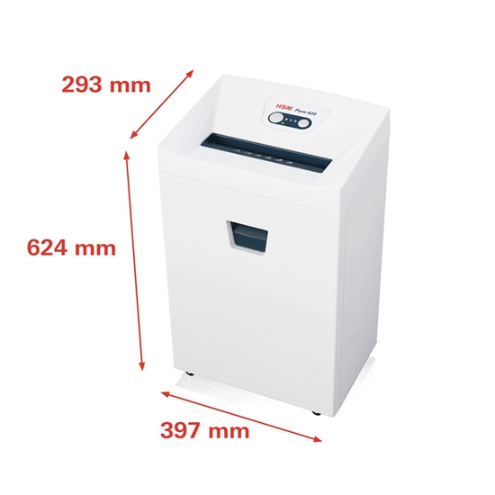 Picture of HSM Pure 420 document shredder, 4.5 x 30 mm