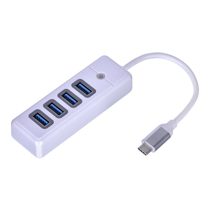 Attēls no HUB USB Orico Orico 4x USB-A 3.1 Gen1 (PW4U-C3-015-WH-EP)