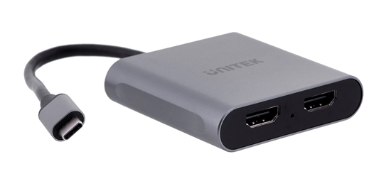 Picture of Adapter USB-C - 2x HDMI 2.0;  4K MST; M/F 
