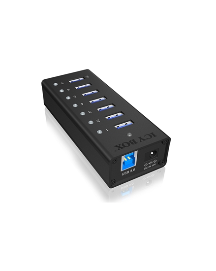 Picture of ICY BOX IB-AC618 USB 3.2 Gen 1 (3.1 Gen 1) Type-B 5000 Mbit/s Black