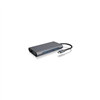 Picture of ICY BOX IB-DK4040-CPD Wired USB 3.2 Gen 1 (3.1 Gen 1) Type-C Anthracite, Black