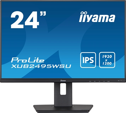 Attēls no iiyama ProLite XUB2495WSU-B5 computer monitor 61.2 cm (24.1") 1920 x 1200 pixels WUXGA LCD Black