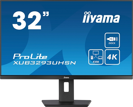 Picture of iiyama ProLite XUB3293UHSN-B5 computer monitor 80 cm (31.5") 3840 x 2160 pixels 4K Ultra HD LCD Black