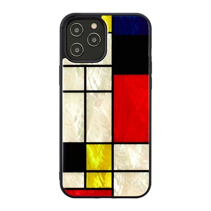 Picture of iKins case for Apple iPhone 12 Pro Max mondrian black