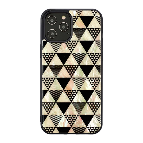 Picture of iKins case for Apple iPhone 12/12 Pro pyramid black