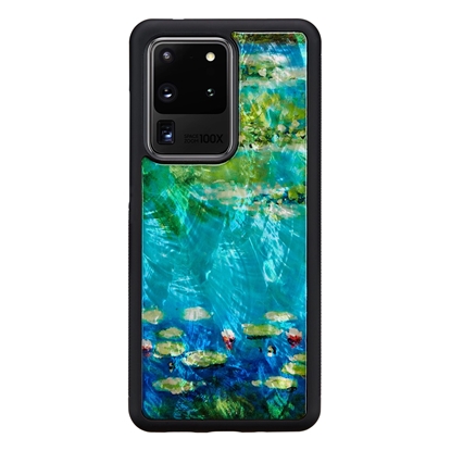 Picture of iKins case for Samsung Galaxy S20 Ultra water lilies black