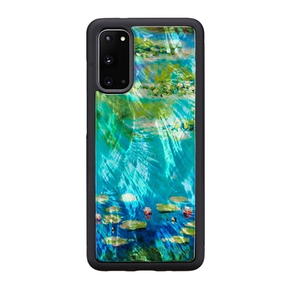 Picture of iKins case for Samsung Galaxy S20 water lilies black