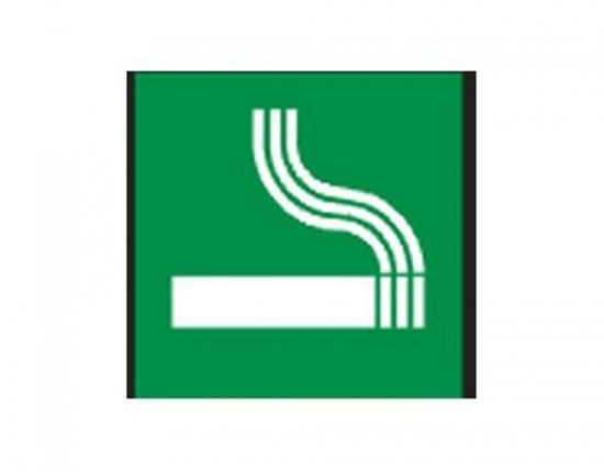 Picture of Information Table 24.1 Smoking Area, 93mm x 93mm 0616-123