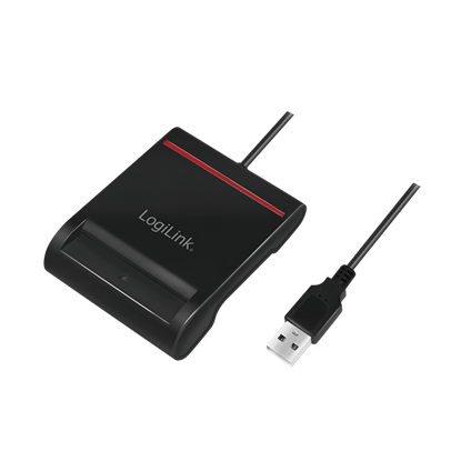 Attēls no Logilink USB 2.0 card reader, for smart ID CR0047