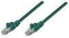 Picture of Intellinet Network Patch Cable, Cat6, 1.5m, Green, CCA, U/UTP, PVC, RJ45, Gold Plated Contacts, Snagless, Booted, Lifetime Warranty, Polybag
