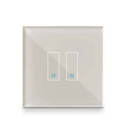 Изображение Iotty Smart Switch double button faceplate - Design your own smart switch