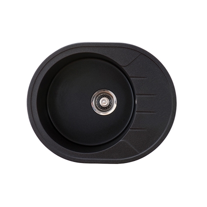 Изображение Izlietne virtuvei Venera 62x50cm, melna