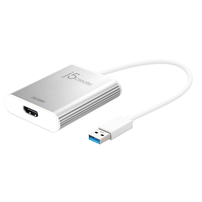 Attēls no j5create JUA354 USB™ 3.0 to 4K HDM™ Display Adapter, Silver