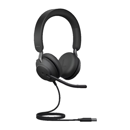 Attēls no Jabra Evolve2 40 SE MS Stereo Headset black USB-A