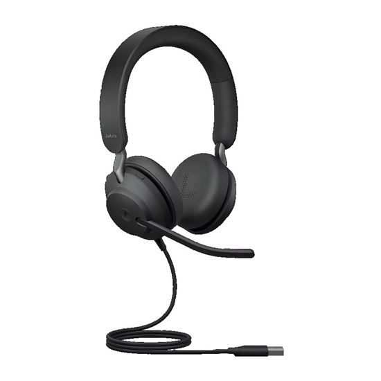 Изображение Jabra Evolve2 40 SE MS Stereo Headset black USB-A