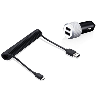 Picture of Just Mobile Highway Max with Micro USB - Car Charger with hefty power and duplicate contacts.