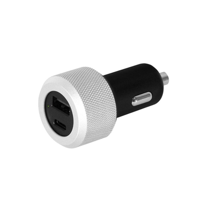 Attēls no Just Mobile Highway Turbo - Deluxe Car Charger with PD/QC Hybrid Fast Charge