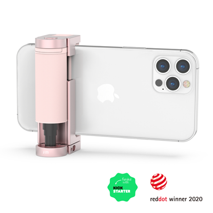 Attēls no Just Mobile Shutter Grip 2 smart camera control for your smartphone - Pink