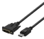 Изображение Kabelis DELTACO DisplayPort – DVI-D, 1080p 60Hz, 1m, juodas / DP-2010-K / 00110008