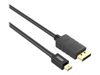 Изображение Kabel miniDisplayPort/DisplayPort M/M 2m;Y-C611BK 