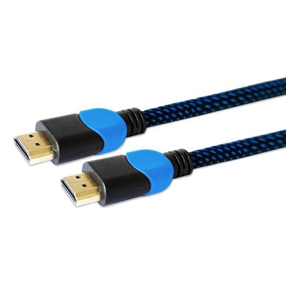 Изображение Kabel Savio HDMI - HDMI 1.8m niebieski (GCL-02)