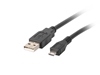 Picture of Kabel USB 2.0 micro AM-MBM5P 1M czarny 