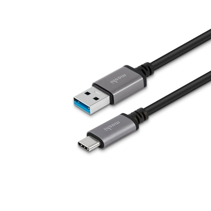 Изображение Kabel USB Moshi USB-A - USB-C 1 m Biały (99MO084101)