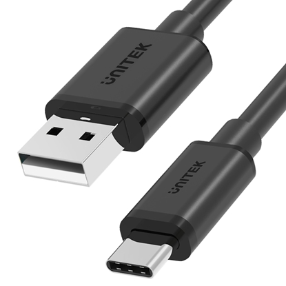 Picture of Kabel USB Unitek USB-A - USB-C 0.5 m Czarny (Y-C481BK)