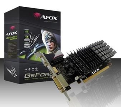 Изображение Karta graficzna GeForce GT210 1GB DDR3 64Bit DVI HDMI VGA Fan LP